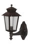 Opviq Lámpara de Pared Exterior BAP-68211-BSY Negro